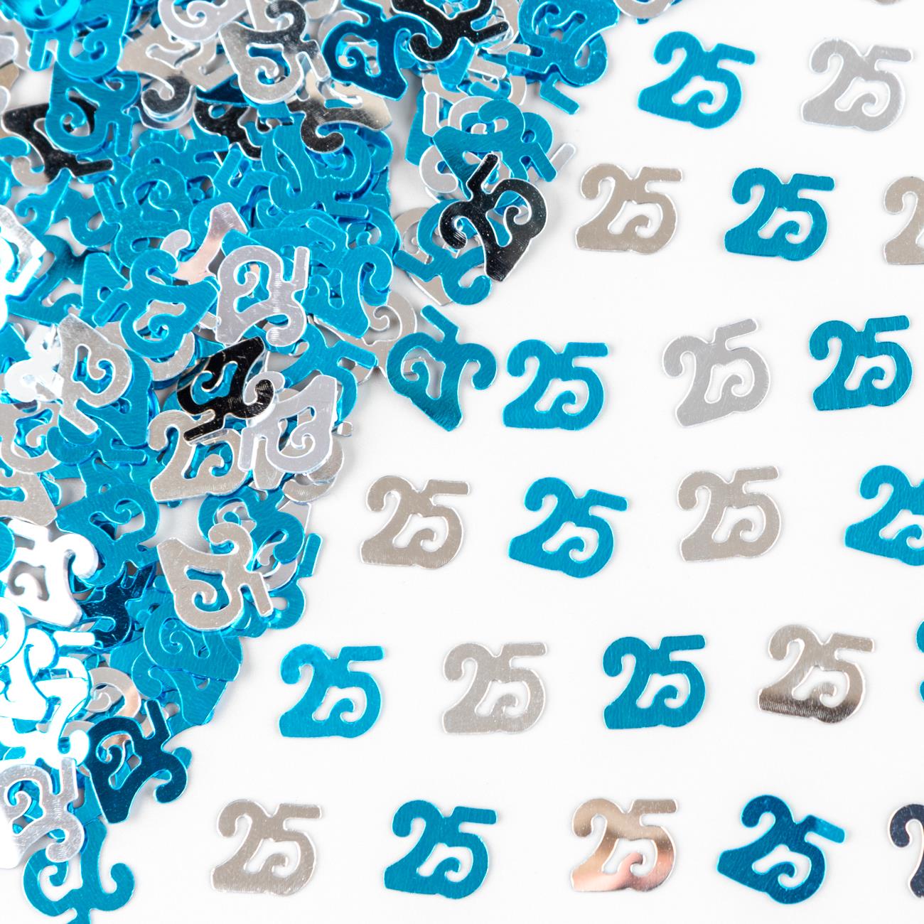 1 Pack 25th Birthday Confetti