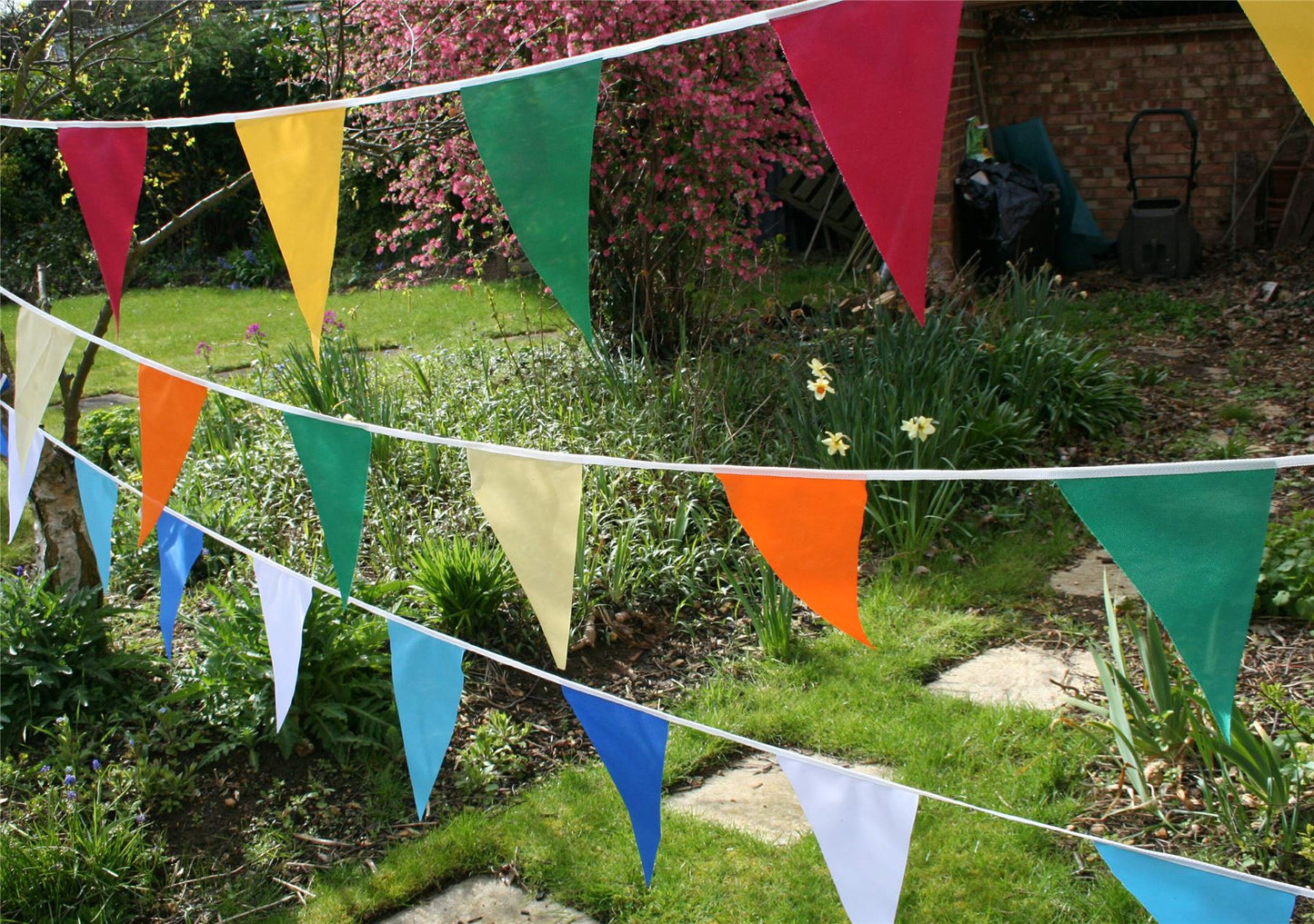 40m Giant Multicolour Bunting 80 Flags