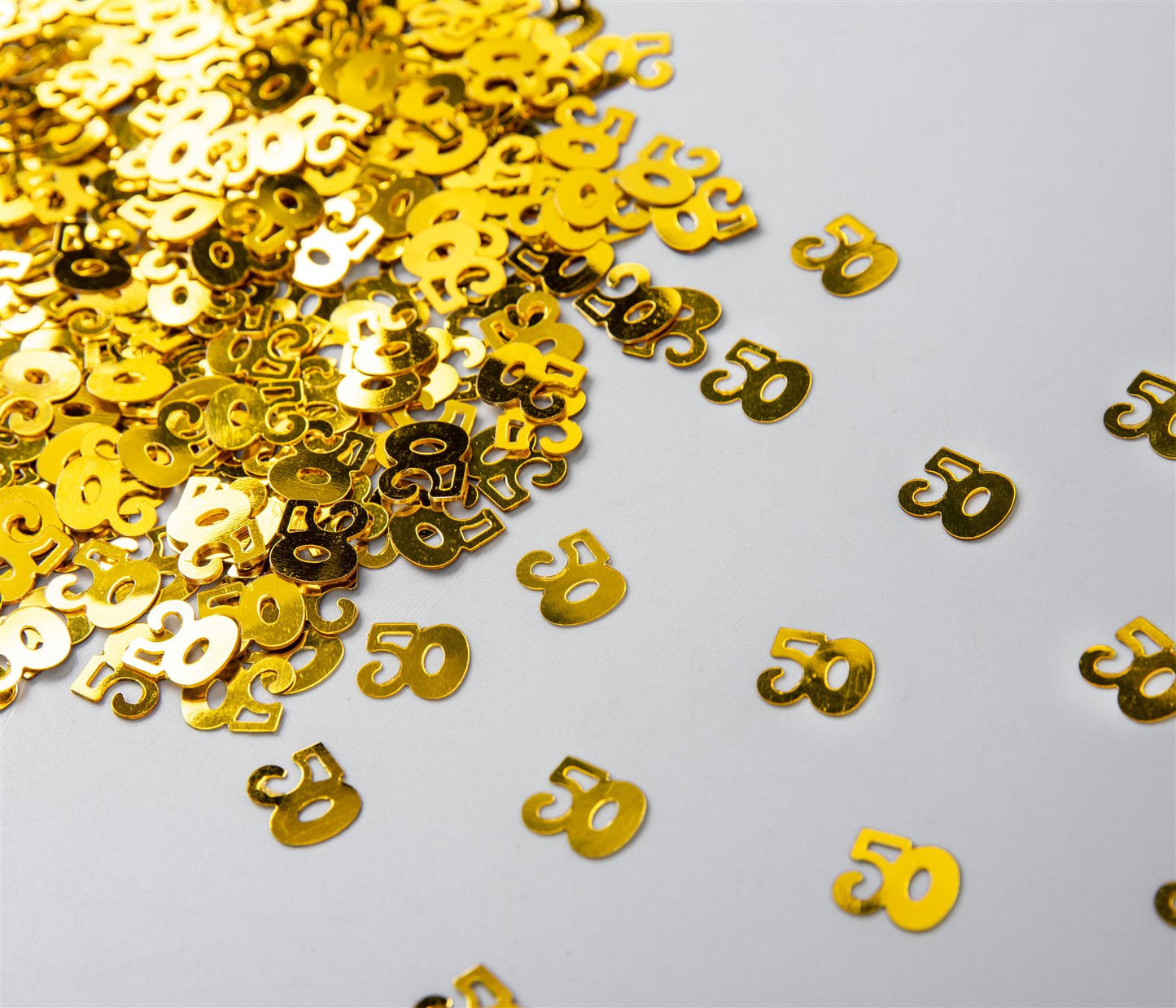 2 x 14g 50th Gold-Anni Birthday Confetti