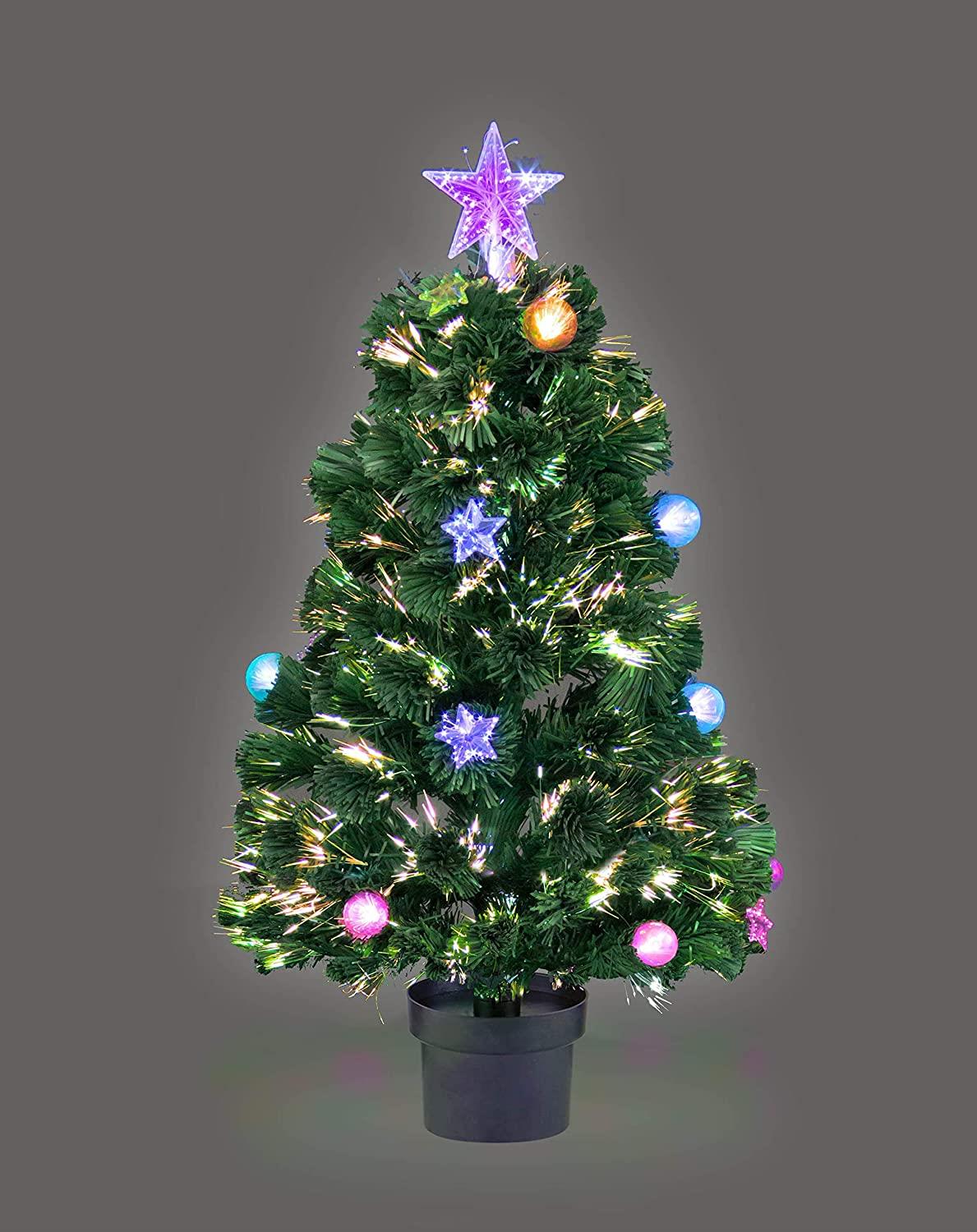 2ft LED Fibre Optic Christmas Tree