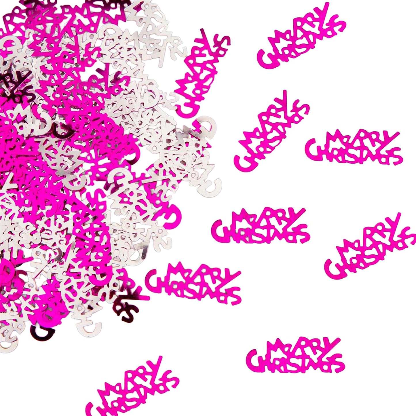 Xmas Merry Christmas Metallic Confetti - Table Party Sprinkles