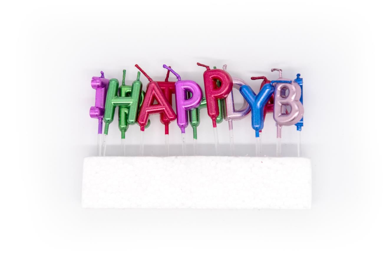 Alphabet Letter Candles