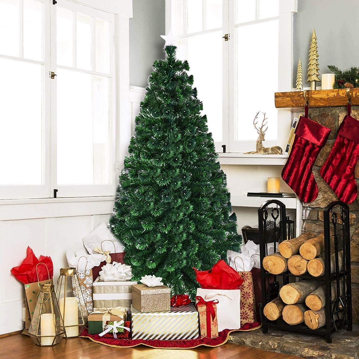 2ft Nebula LED Fibre Optic Xmas Tree
