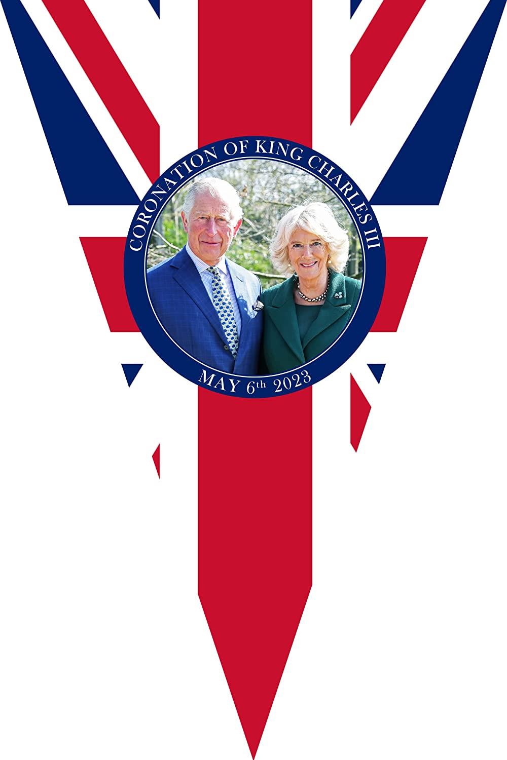 Charles & Camilla Union Jack Bunting (48 Flags, 20m)
