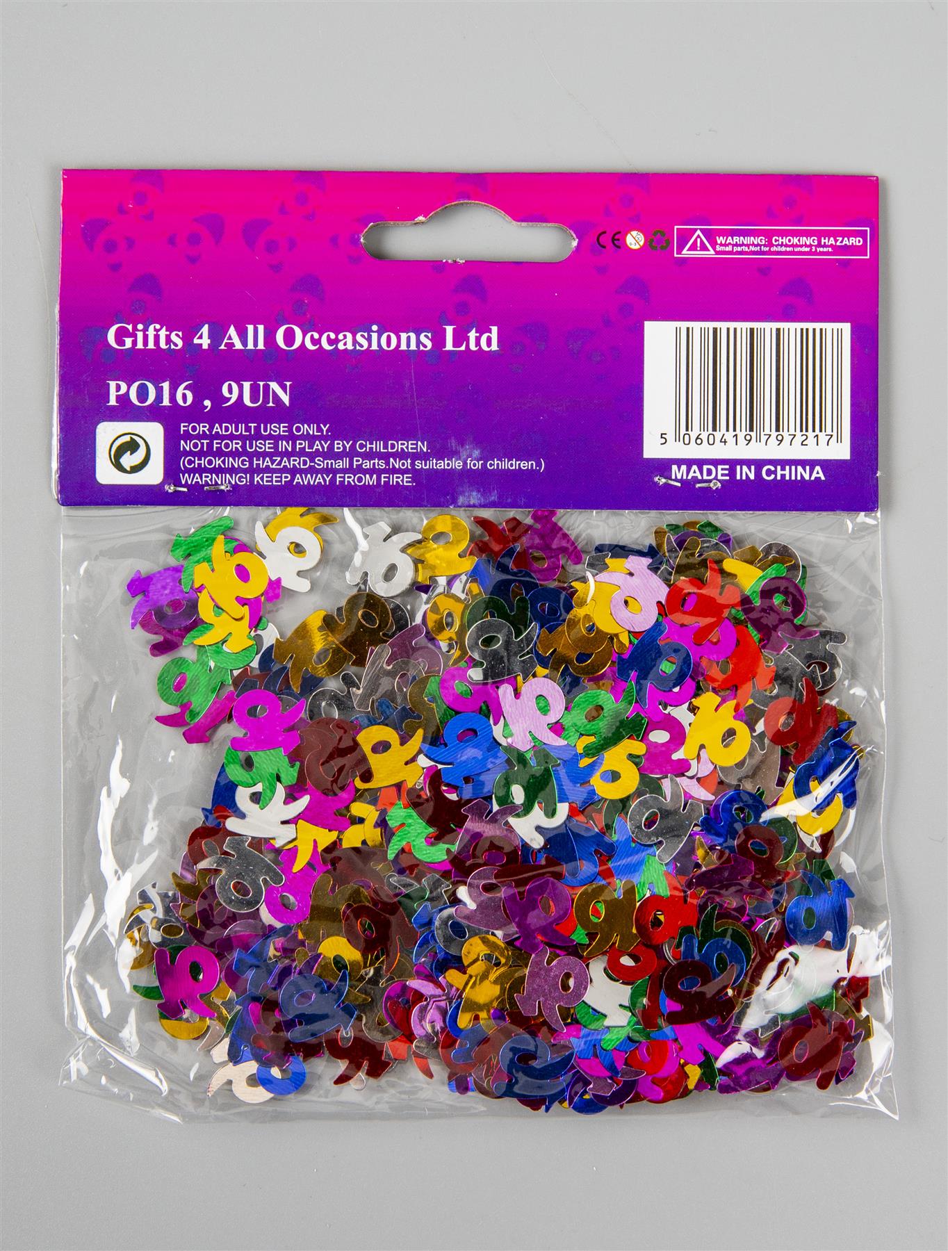 4 packs 16th Birthday Confetti