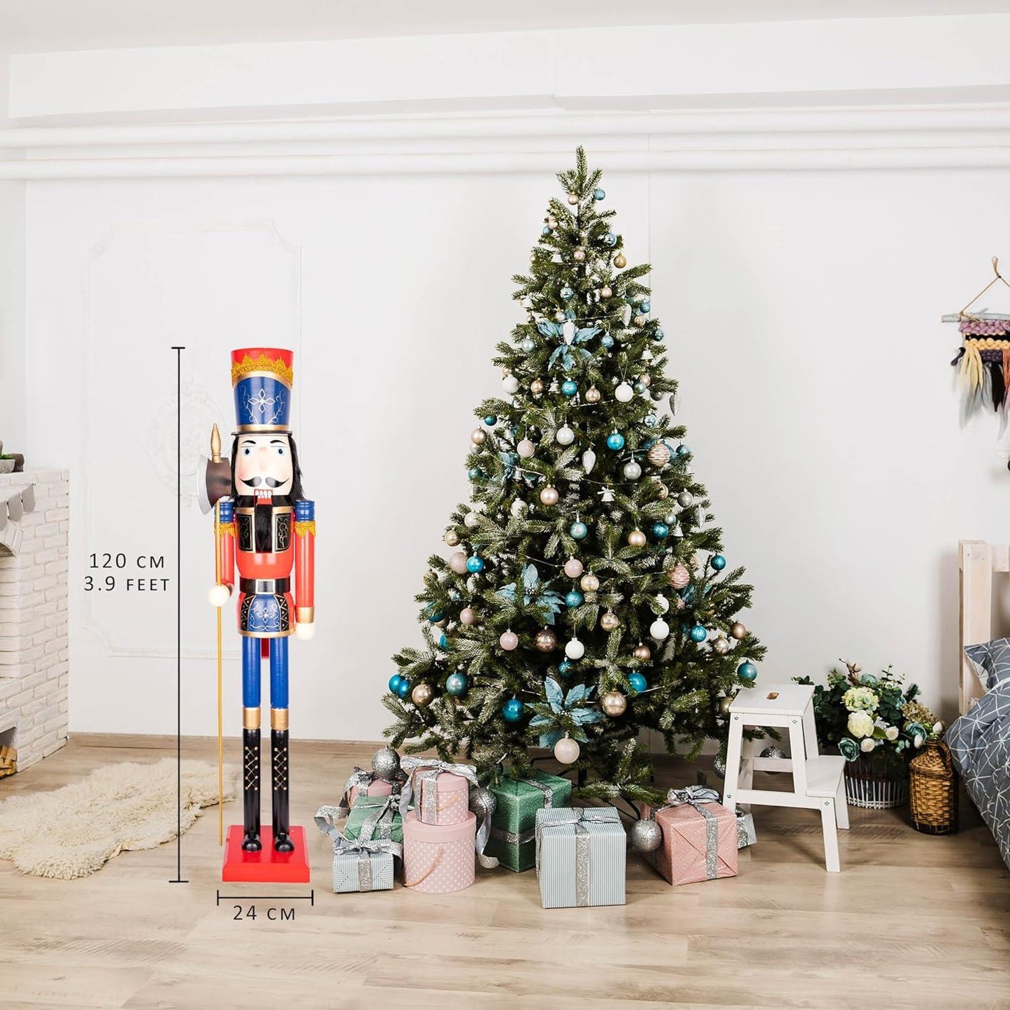 120cm Wooden Nutcrackers Figures
