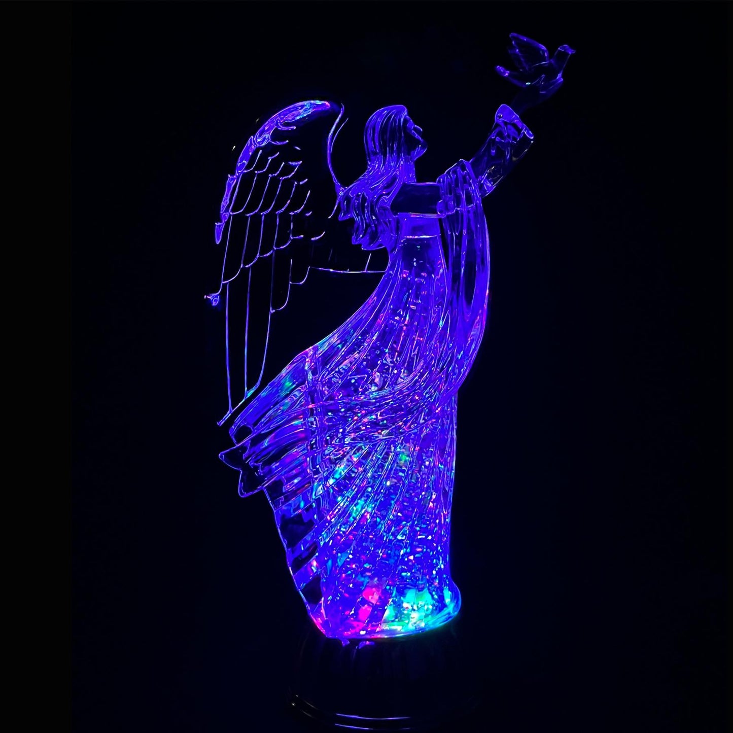 Light Up Ice Angel (30cm)