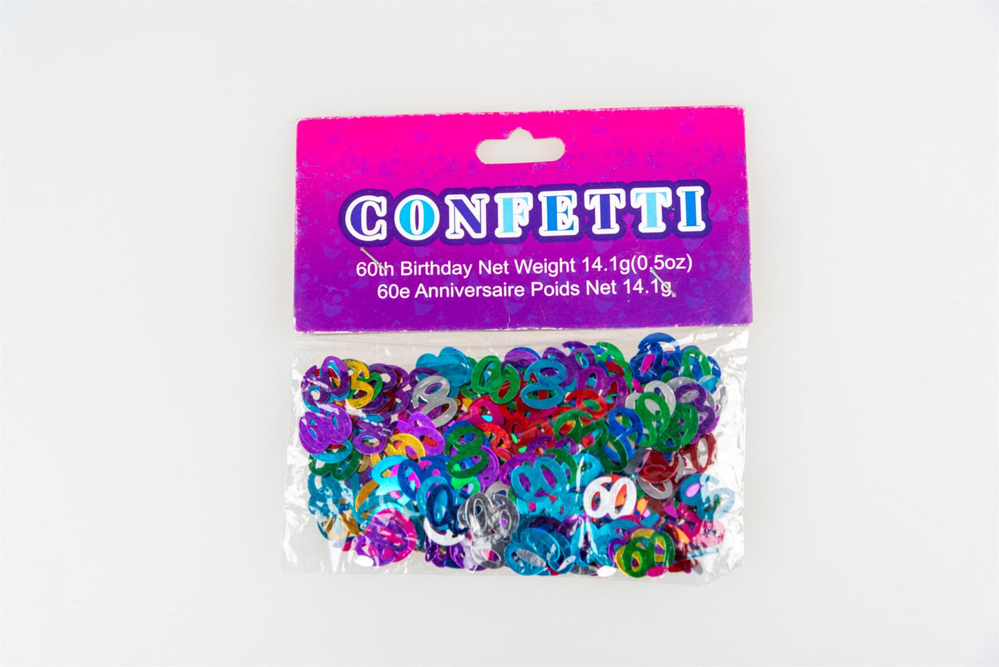 14g 60th Birthday Confetti