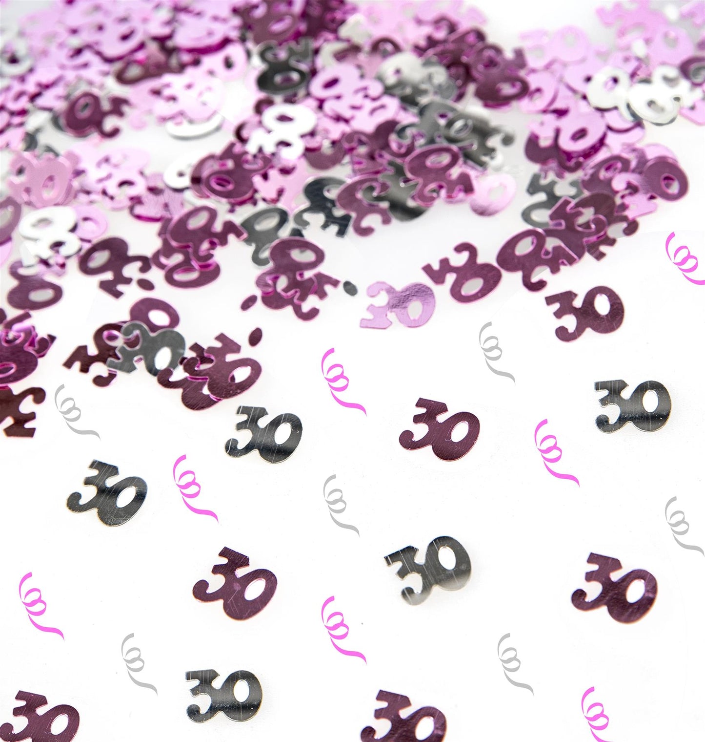 4 Pks 14g 30th Pink Happy Birthday Confetti