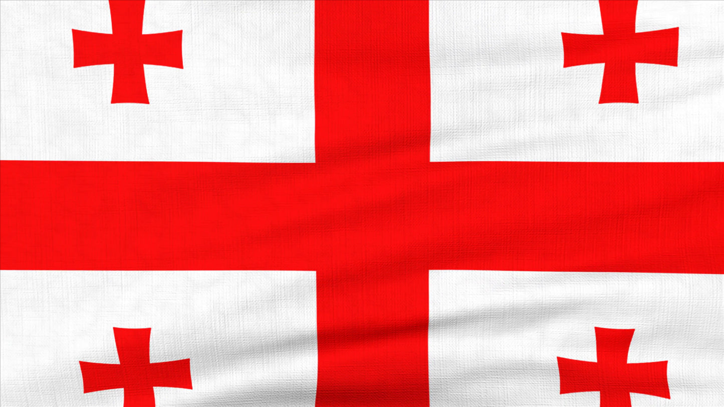 Georgia Flag 5x3ft With Eyelets