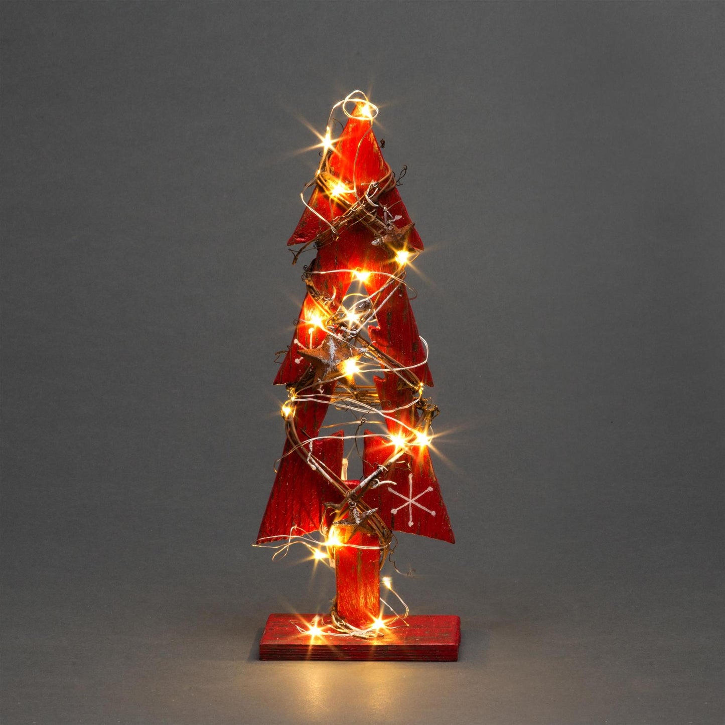 Red Tree with 20 LEDs