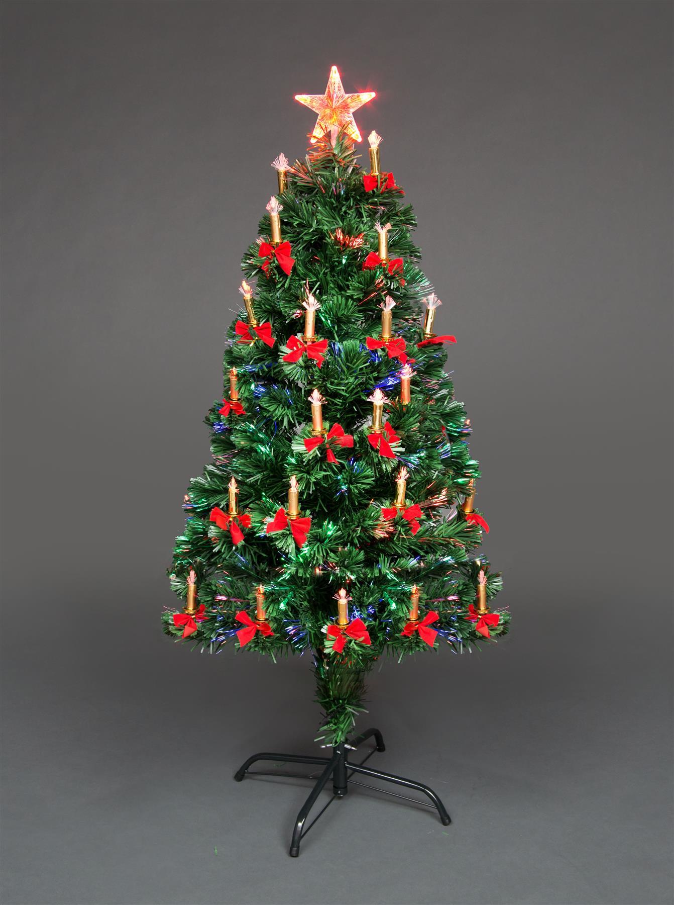 5ft LED Christmas Tree with Candle and Bow