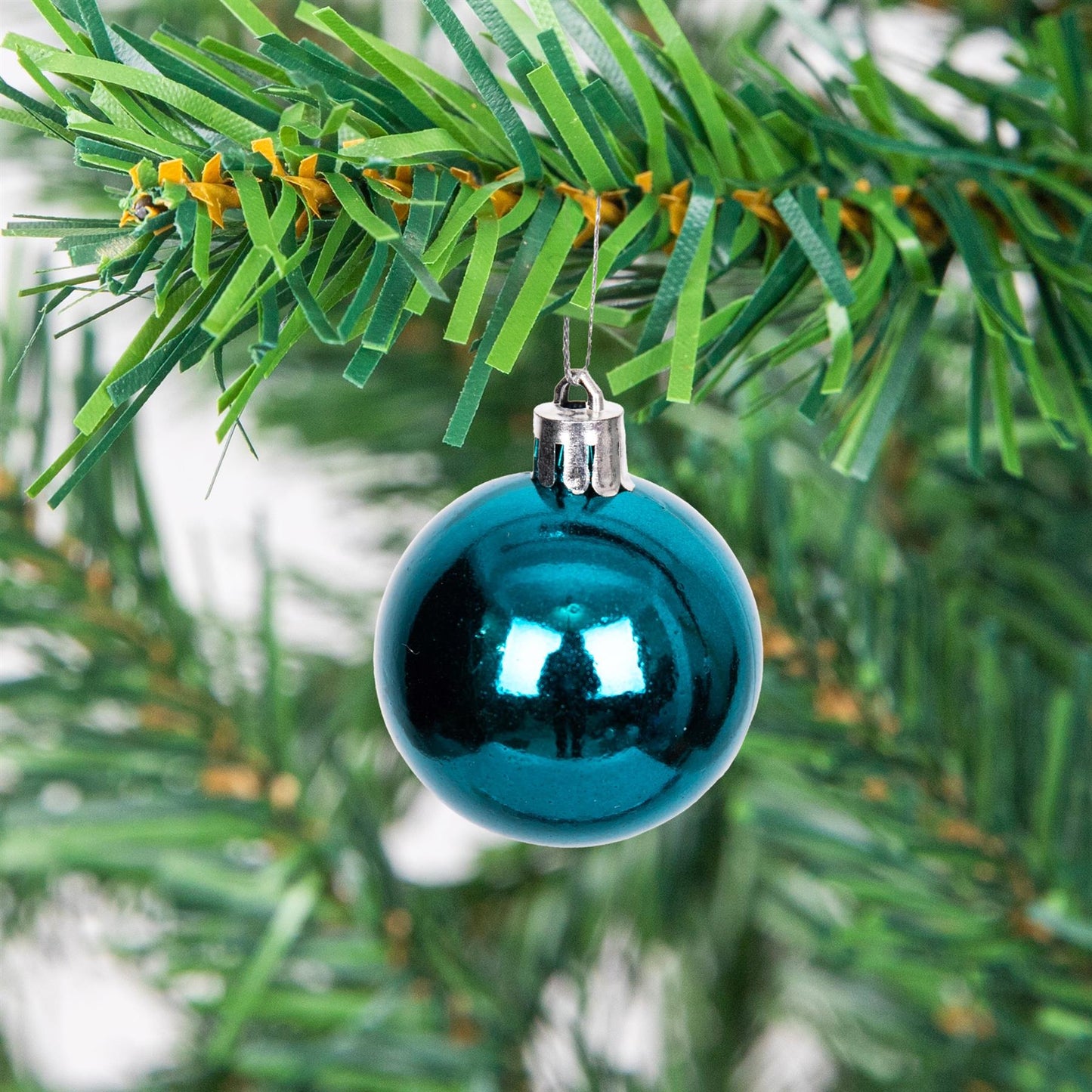 Teal Blue Baubles 5CM 9PCS Set
