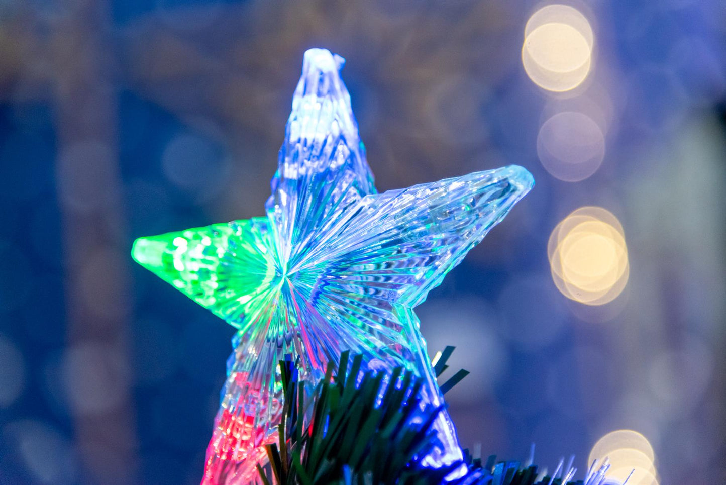 6Ft Butterfly LED Fibre Optic Christmas Tree
