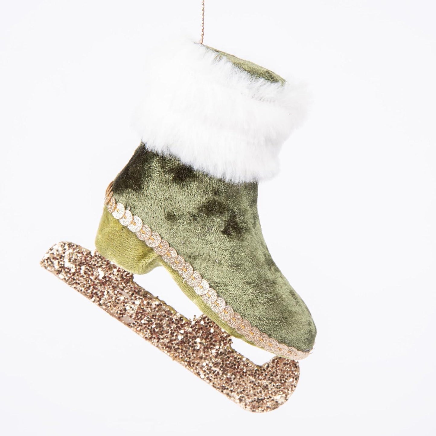 Ice Skate Green 11x12cmation