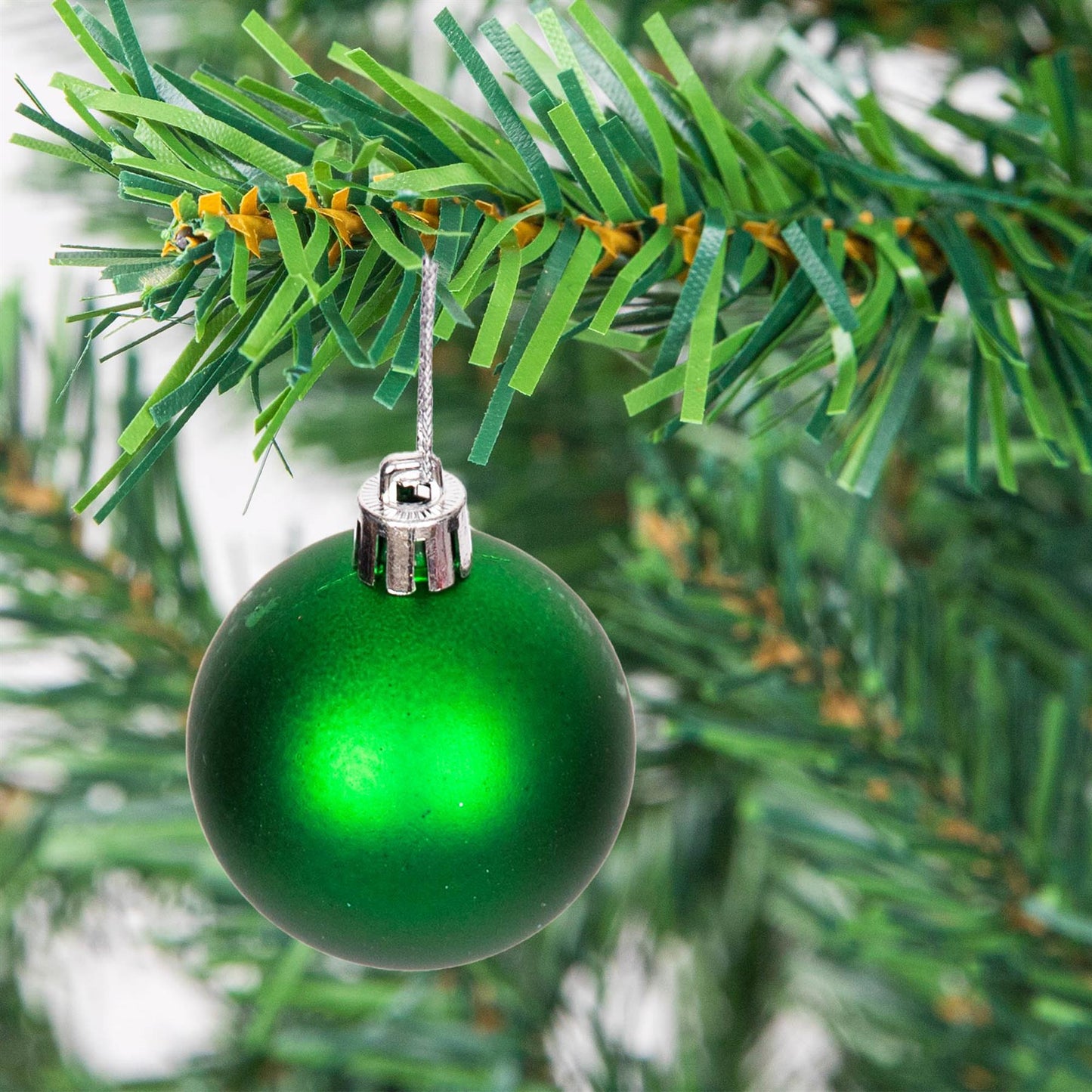 Baubles Dark Green 5CM 9PCS Set