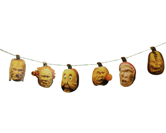 Halloween Bunting - 12ft Pumpkin Face Banner