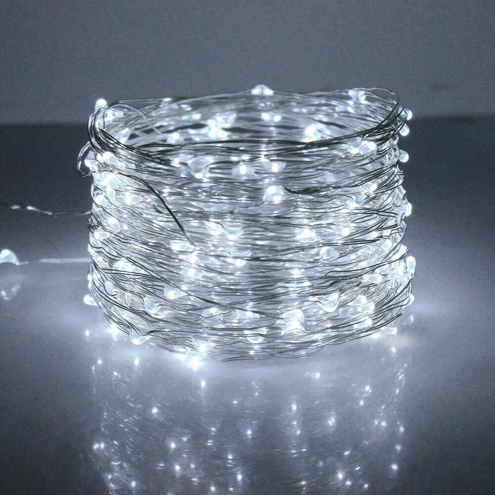 40 White LED Battery Lights