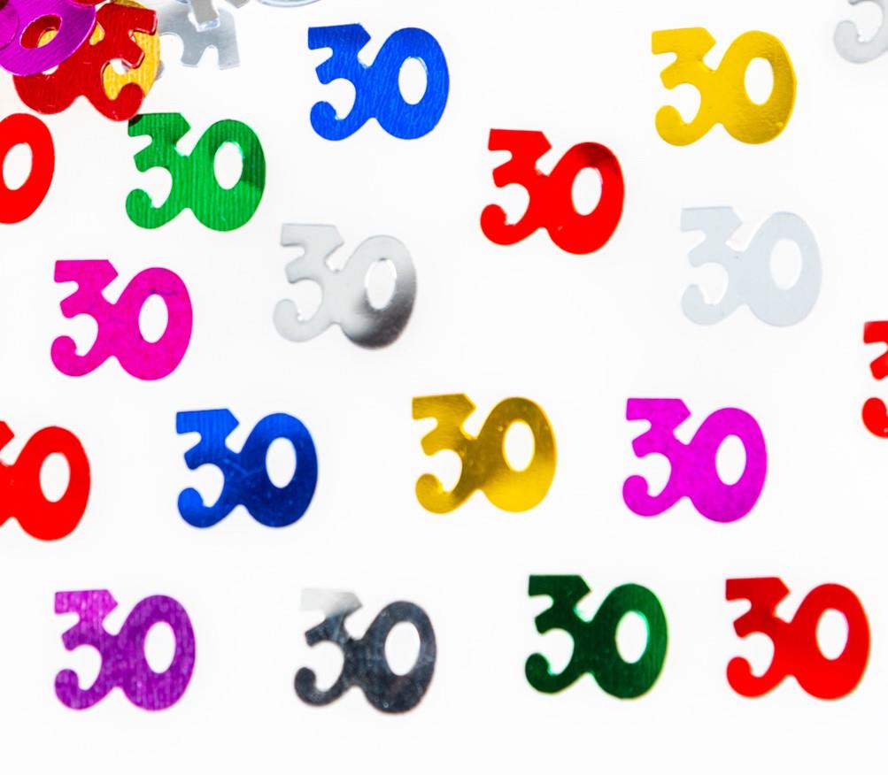 14g 30th Mix Happy Birthday Confetti