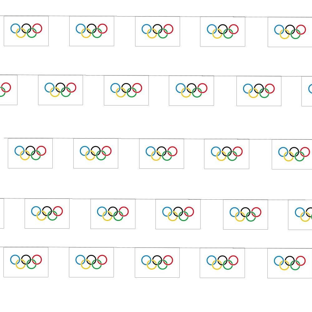 Olympic Rings Bunting Flag, 10m