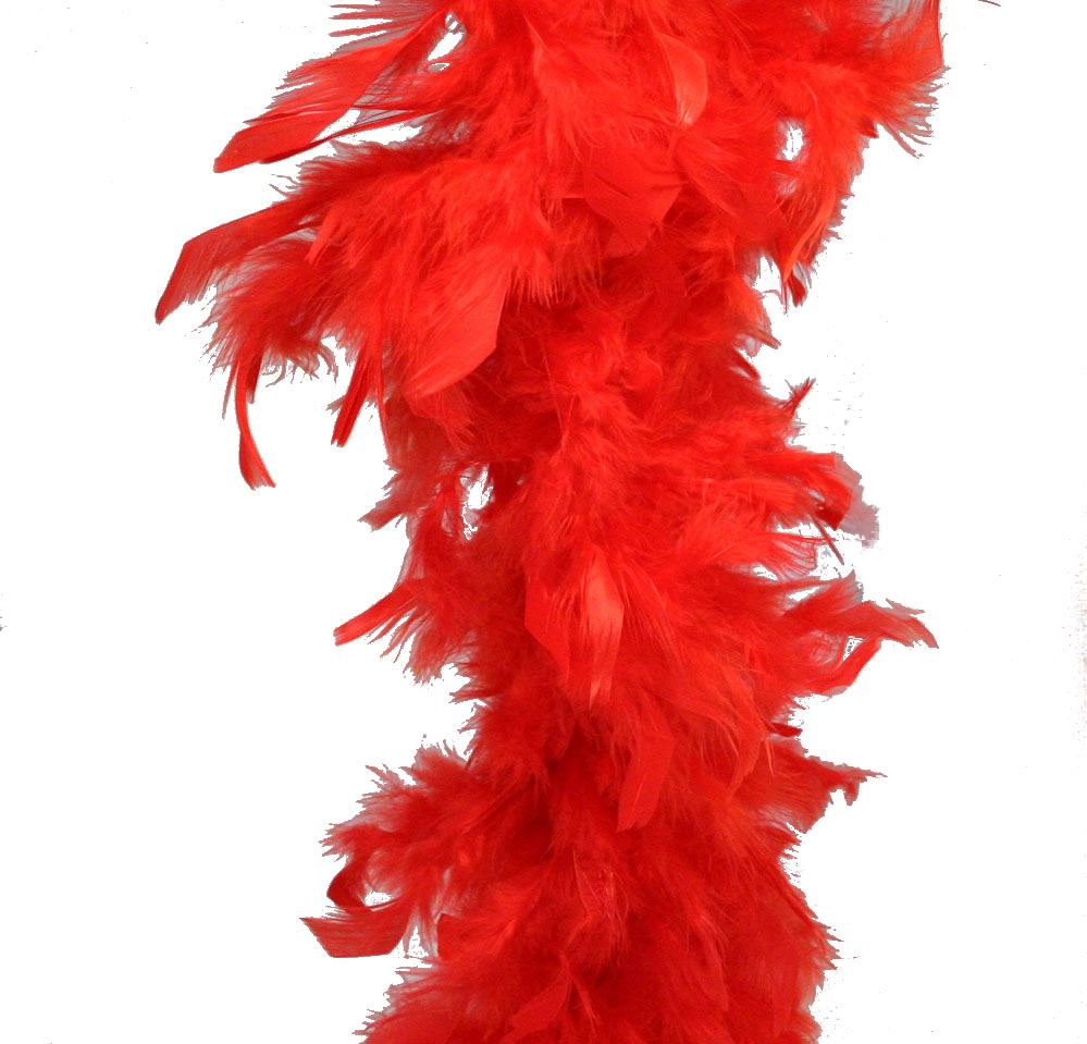 Red Feather Boa