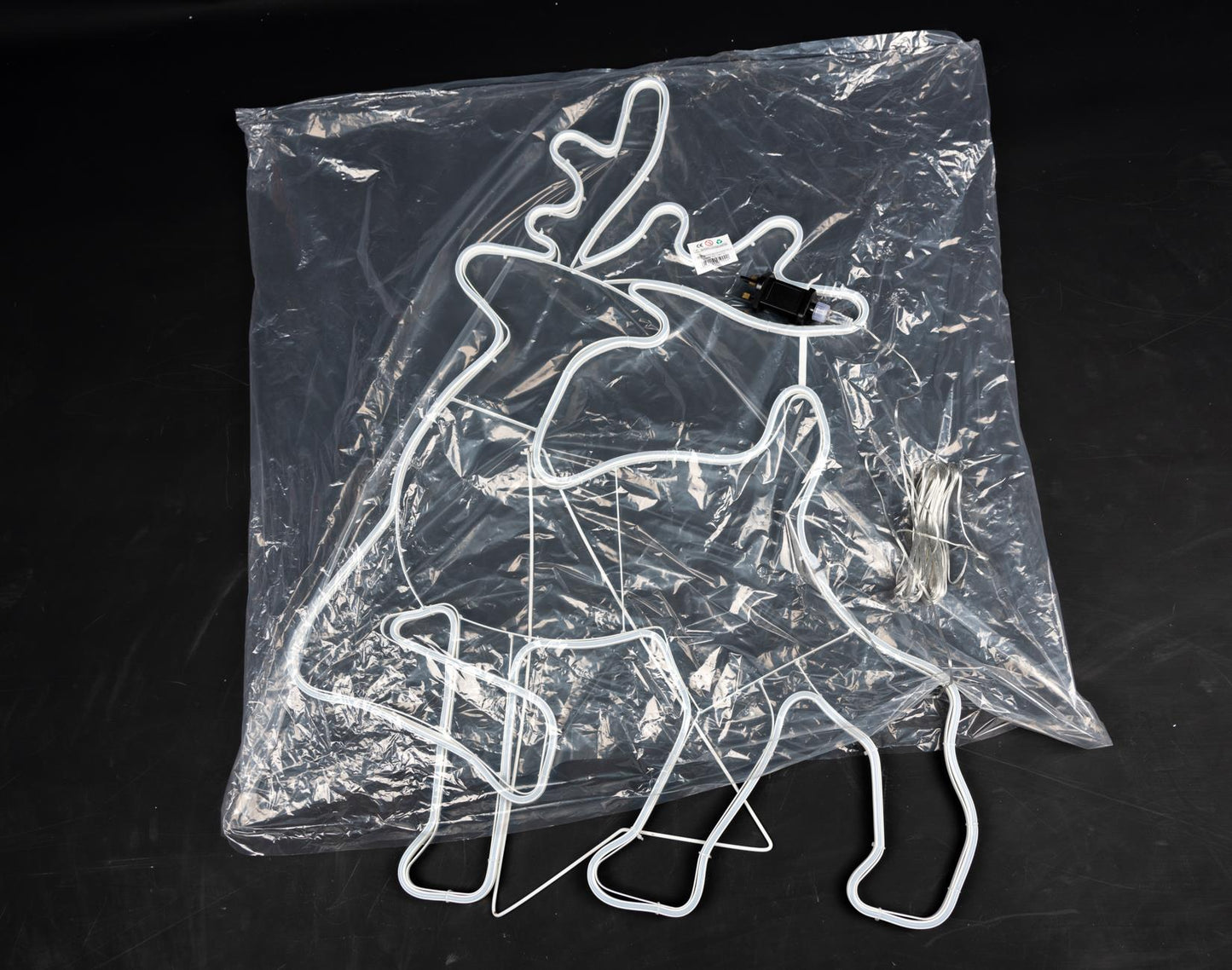 Walking Reindeer Rope Light (Cool White) 100 x 65cm