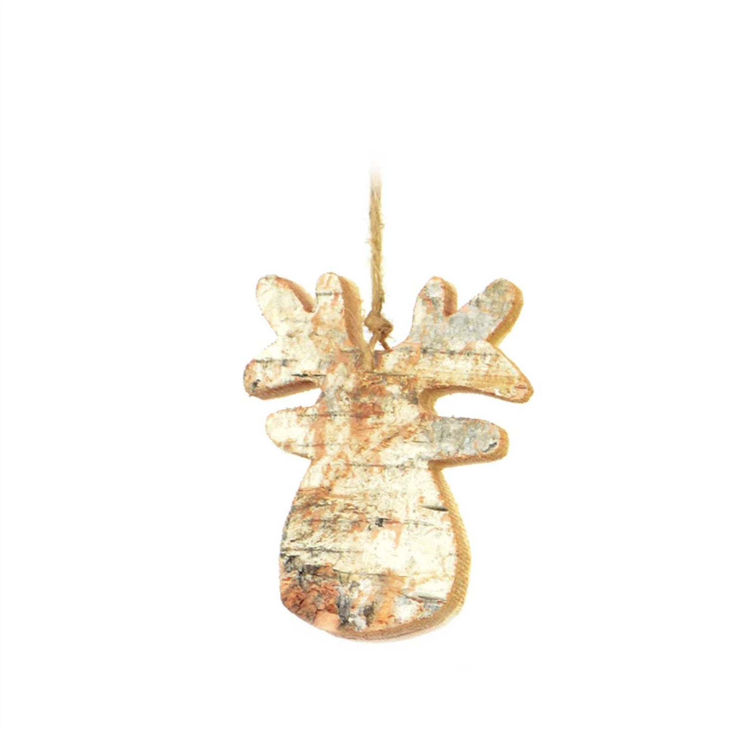 4 Wooden Ornaments (8cm)