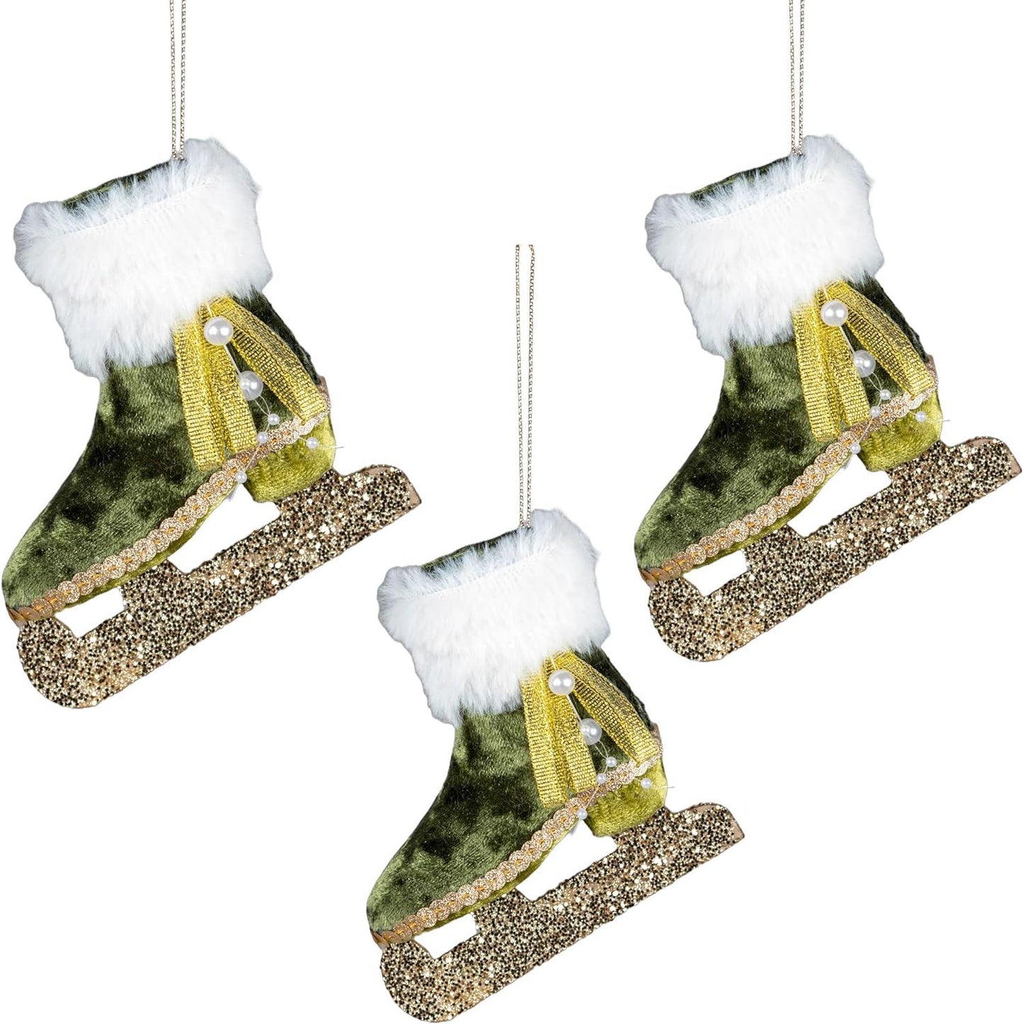 Ice Skate Green 11x12cmation