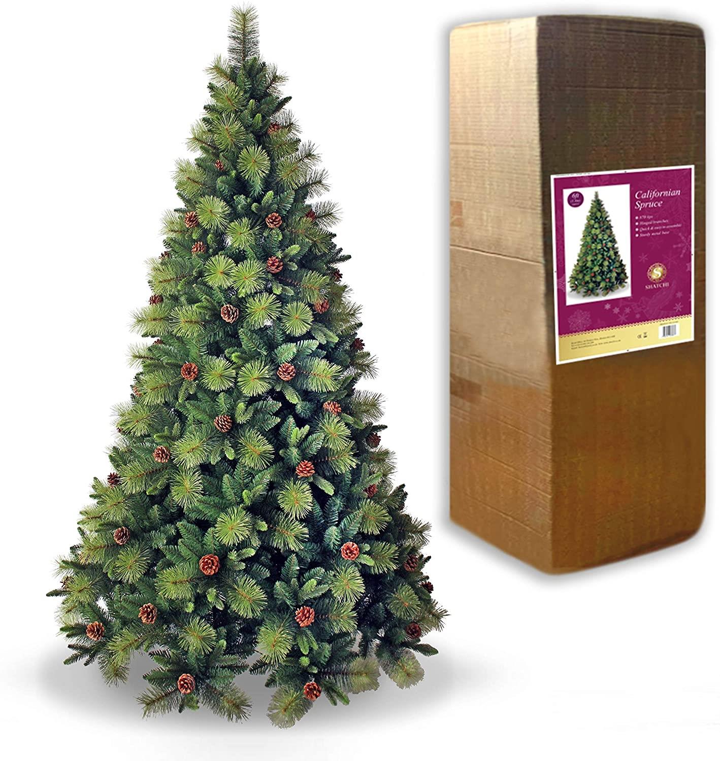 6ft Californian Boulder Pine Christmas Tree, 180cm