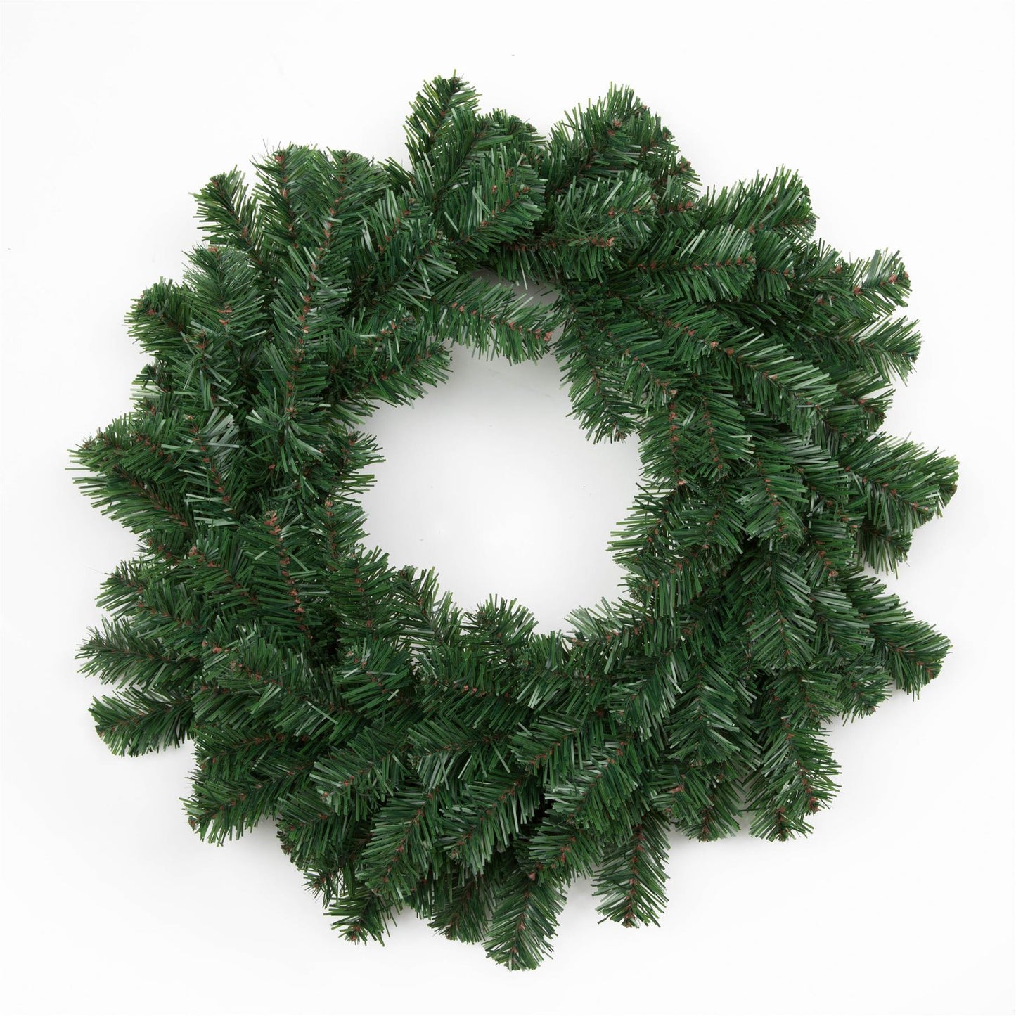 Plain Alaskan Pine Green Wreath - 55cm