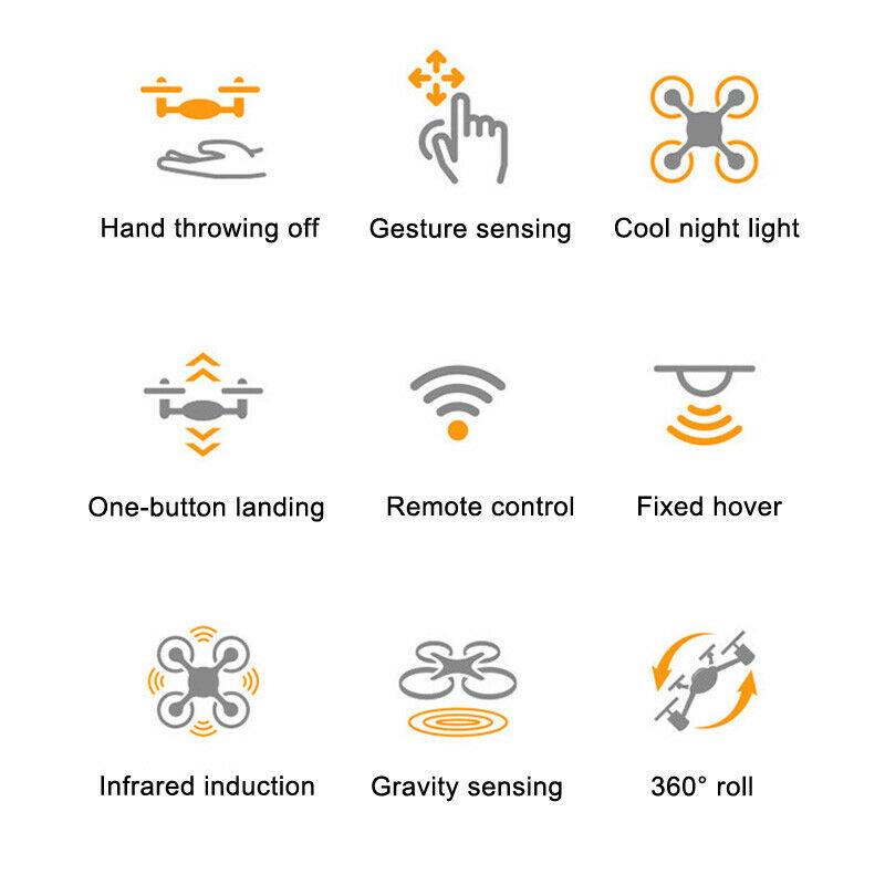 Smart Watch Controlled Drone UFO Interactive Quadcopter
