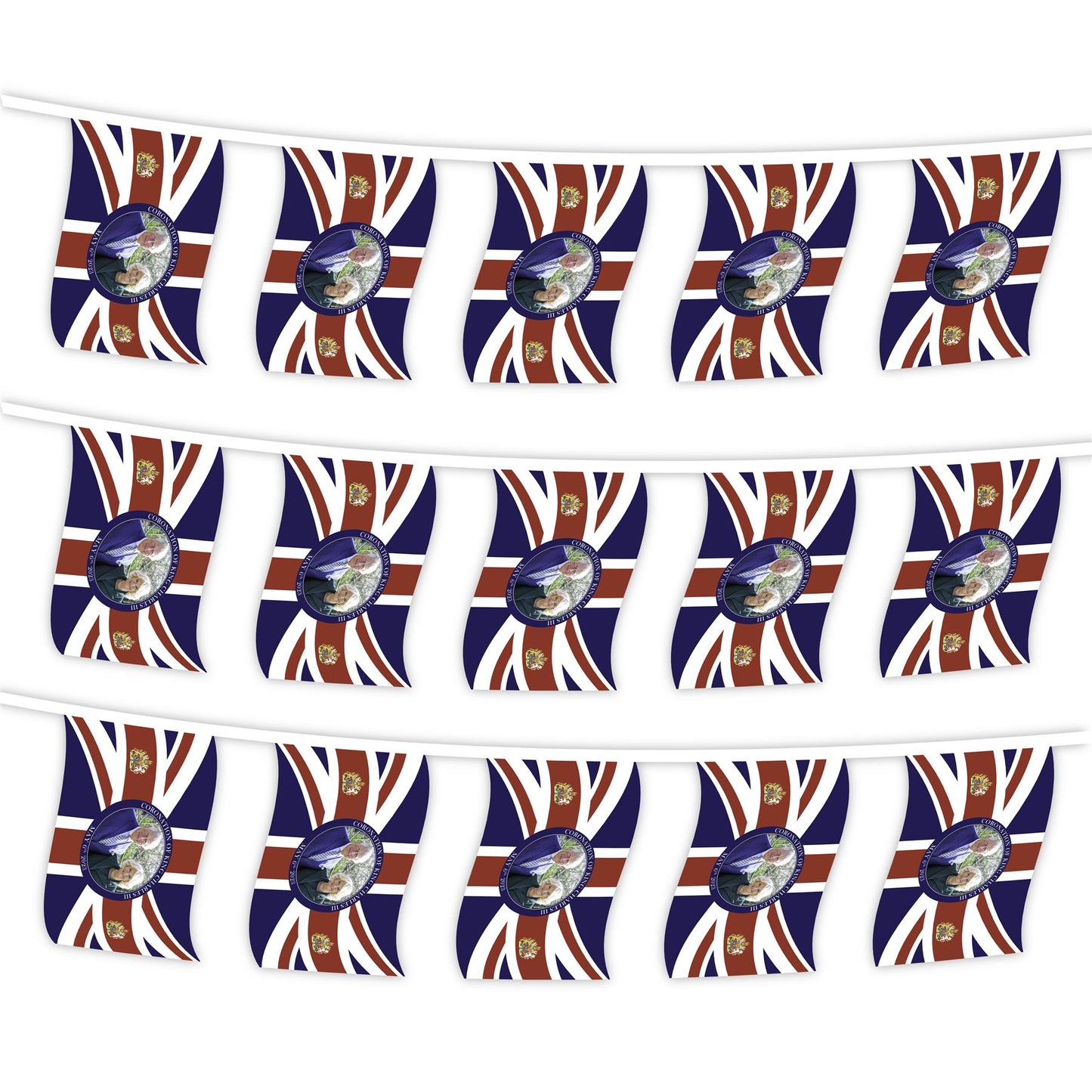 Charles & Camilla Bunting (10m, 24 Flags)