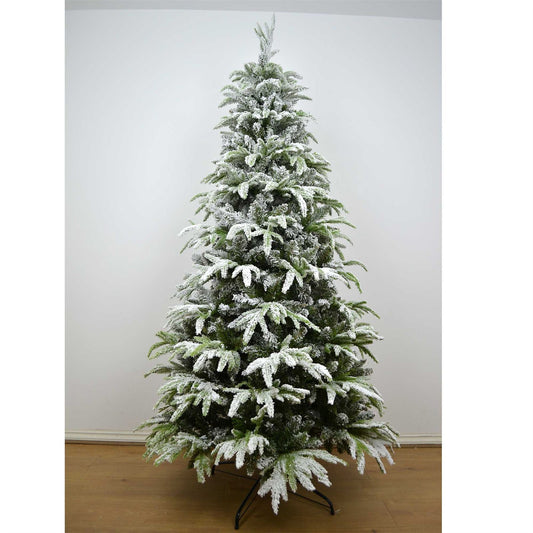 8ft Lapland Snow Covered Christmas Tree