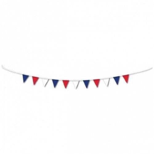 Red Blue White Bunting 40m - 80 Flags Pennant