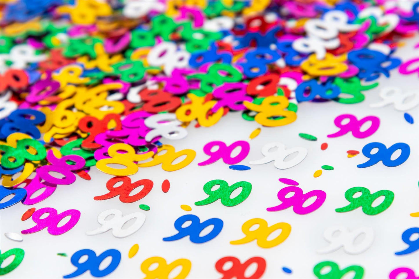 4 x 14g Mix 90th Birthday Confetti