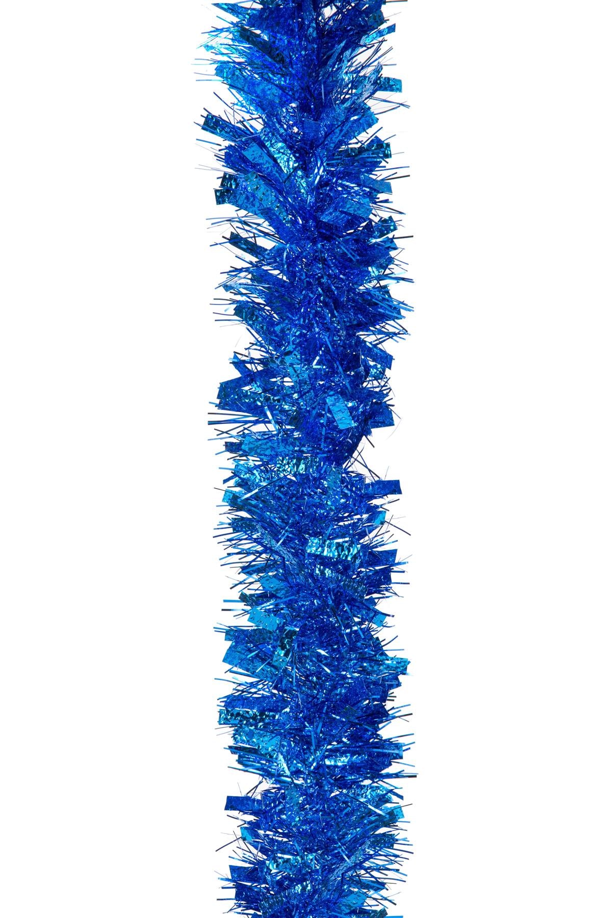 1.8m Blue Tinsel Tree Decoration
