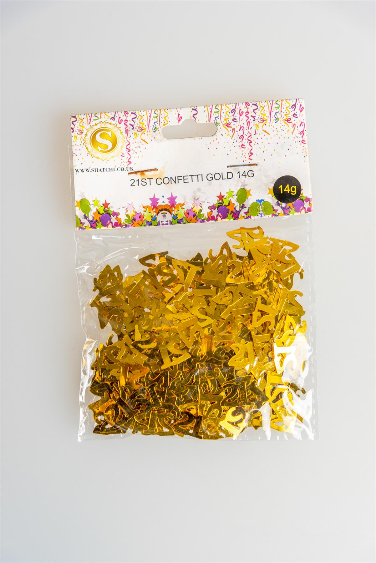21st Gold Confetti (14g)