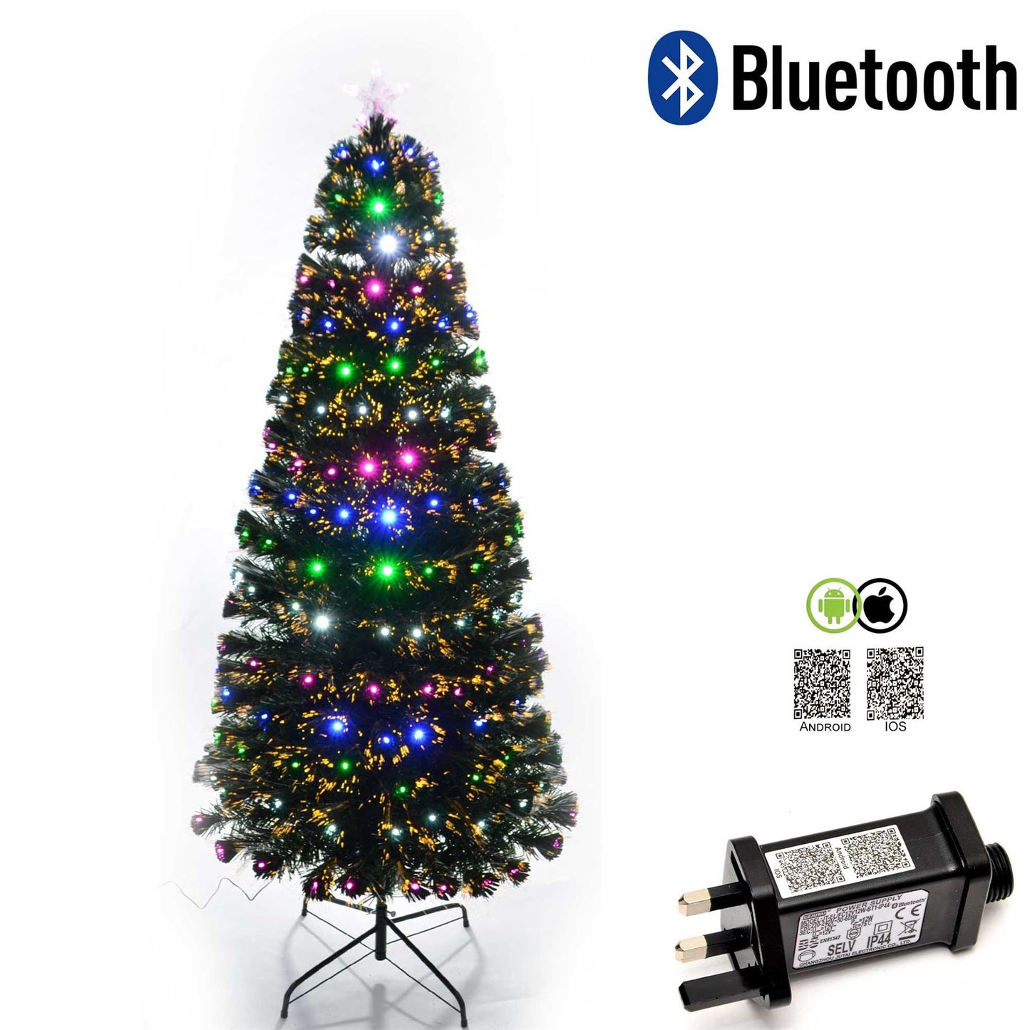 4ft Bluetooth LED Fibre Optic Tree