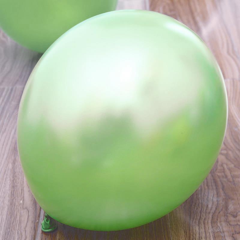 Metallic Light Green Balloons 12Inch 25Pcs