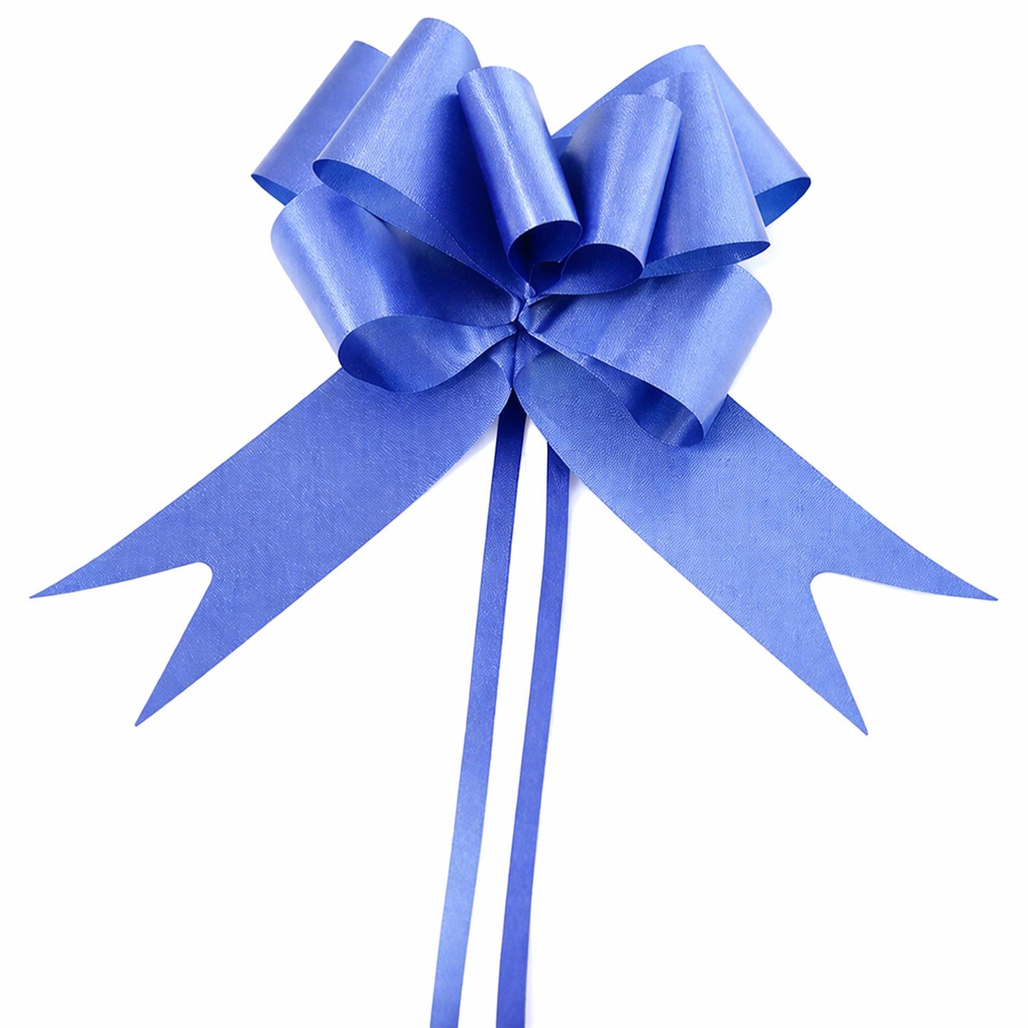 10 Navy Blue Pull Bows - 30mm