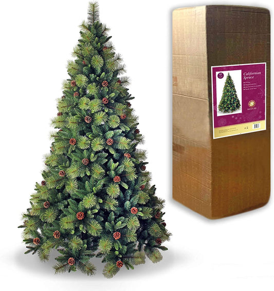7Ft Californian Boulder Pine Christmas Tree - 210cm