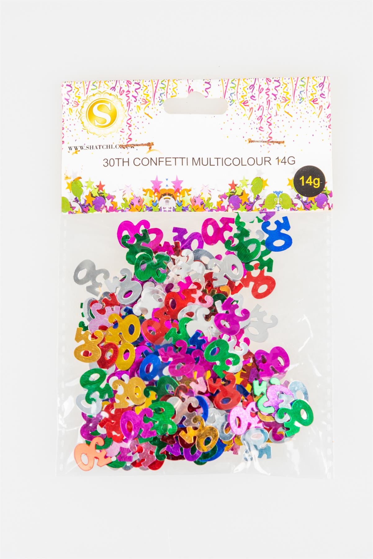 14g 30th Mix Happy Birthday Confetti