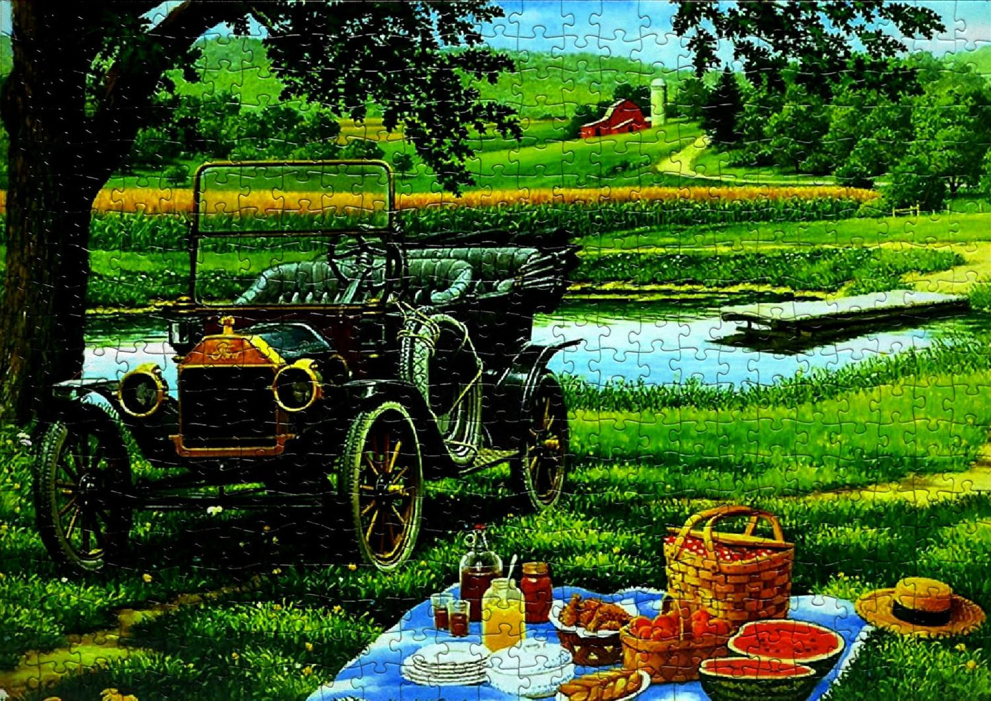 Picnic 1000 Piece Jigsaw Puzzle