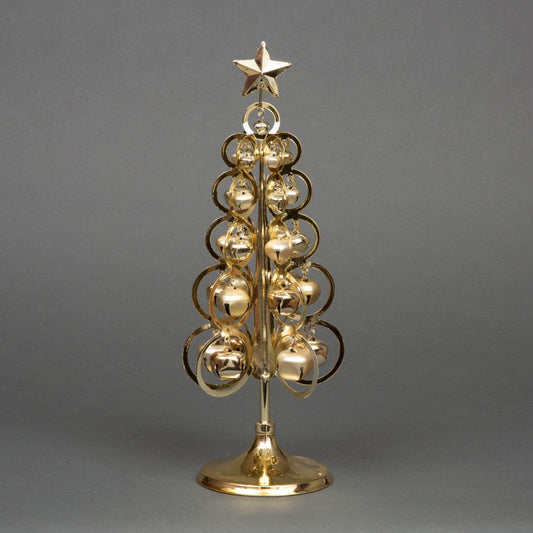 16.5" Gold Decorated Tabletop Tree