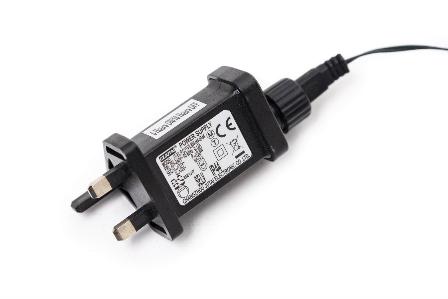 8ft Pre-Lit Alaskan Pine Christmas Tree - Black & White LEDs