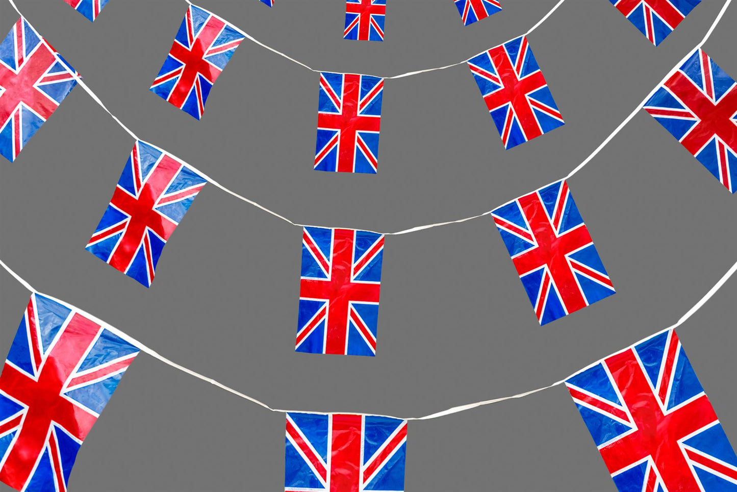 33ft Union Jack Bunting Garland 20 Flags