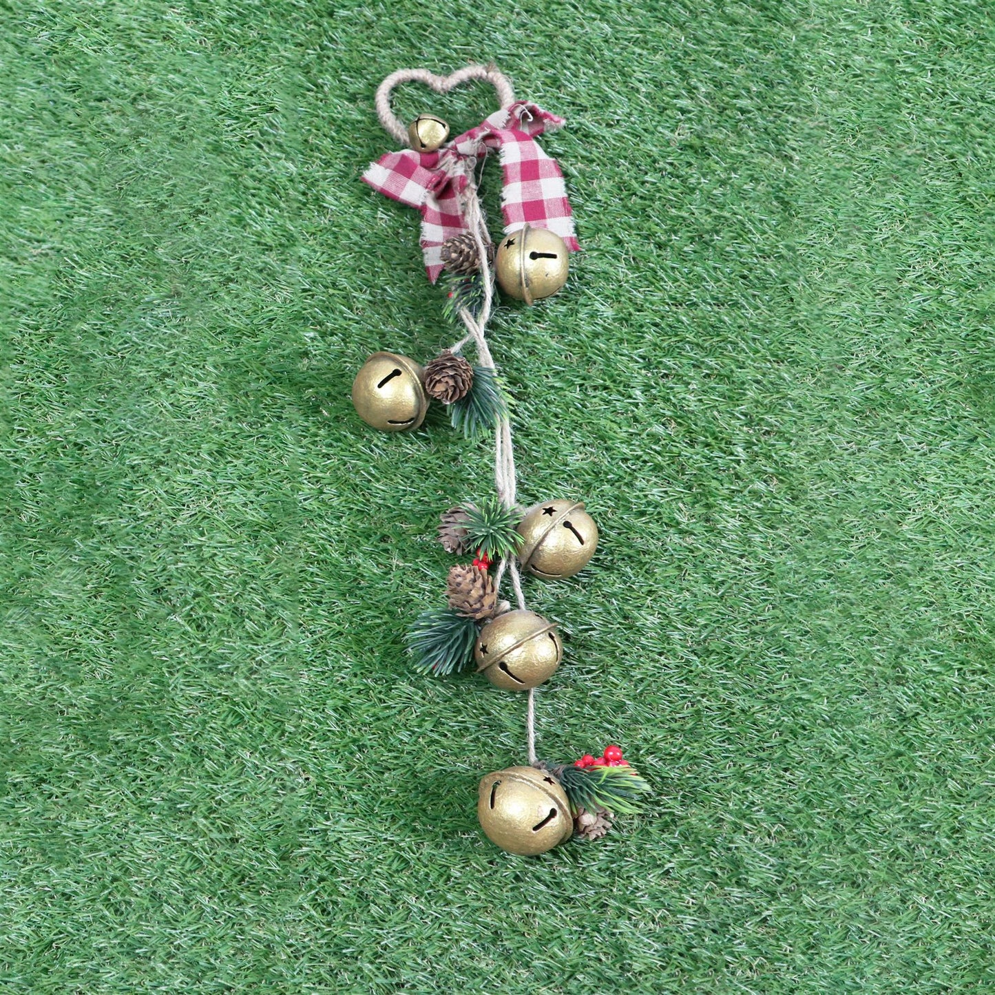 Hanging Decorations with Golden Bells (46cm)