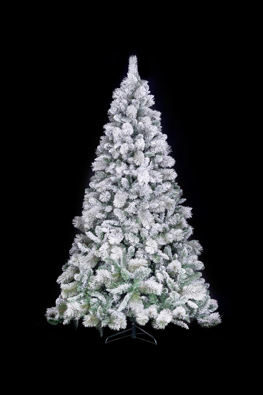 6ft White Snowy Tips Frosted Helsinki Fir Tree