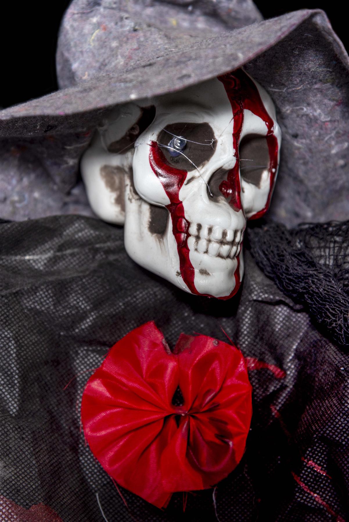 Sensor-Activated Halloween Skeletons