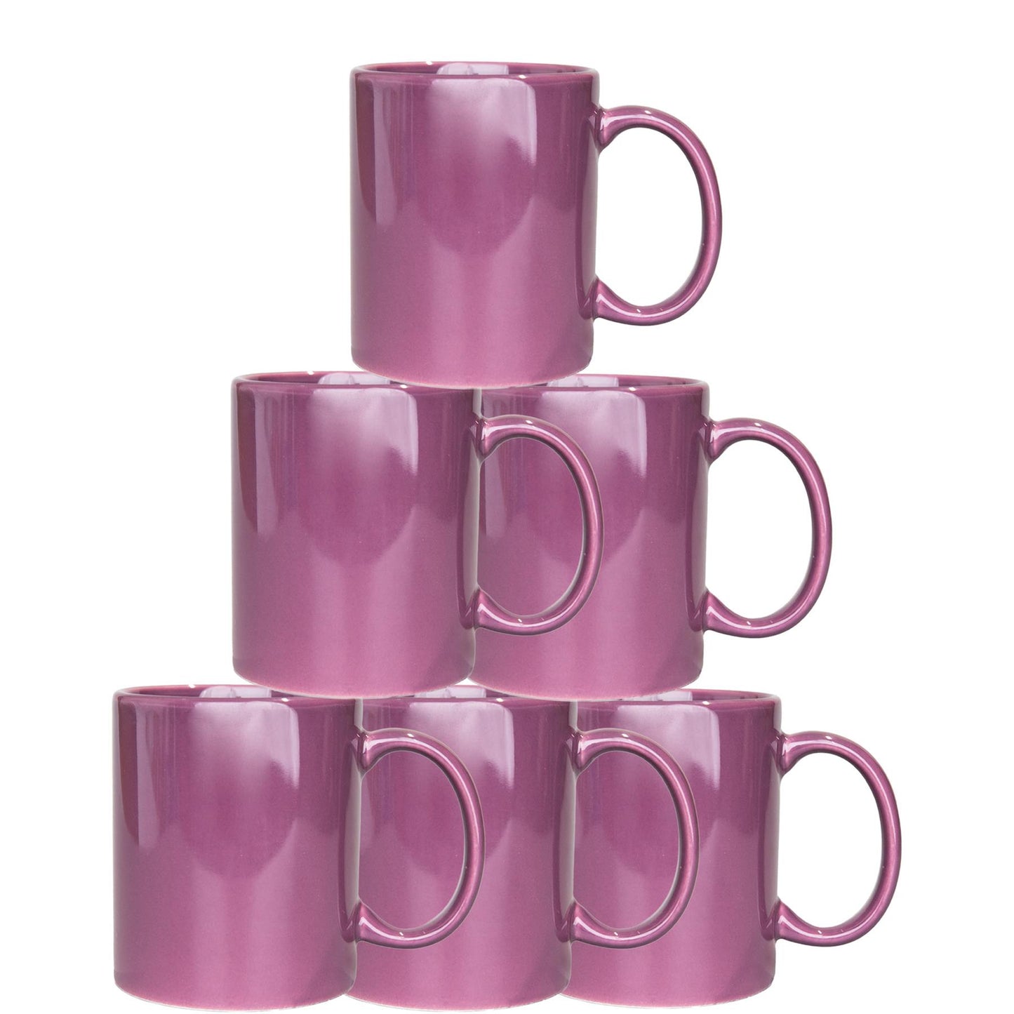 4Pcs Purple Sublimation Mugs 11oz